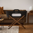 SnüzBaskit Graphite Moseskorb & Walnut Ständer Set