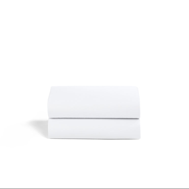 Snüz Beistellbett Spannbettlaken 2er-Pack - White