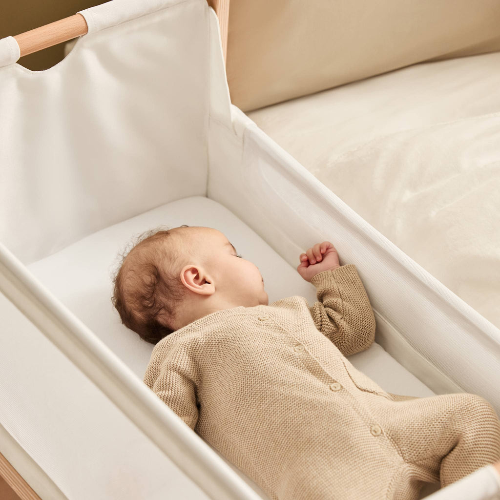 Snüz Beistellbett 2er-Pack Spannbettlaken - White