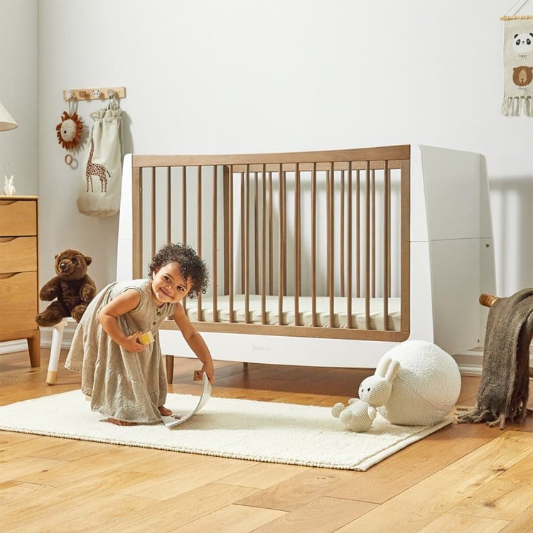 Snuz Cot Beds SnuzKot Skandi Cot Bed 'Walnut'